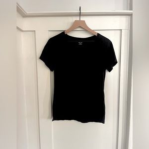 Madewell Black T-Shirt Medium